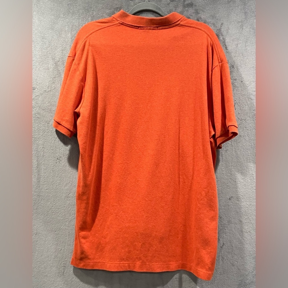 Polo Ralph Lauren Men’s Large Orange Short Sleeve Preppy Logo Collared - Picture 6 of 7